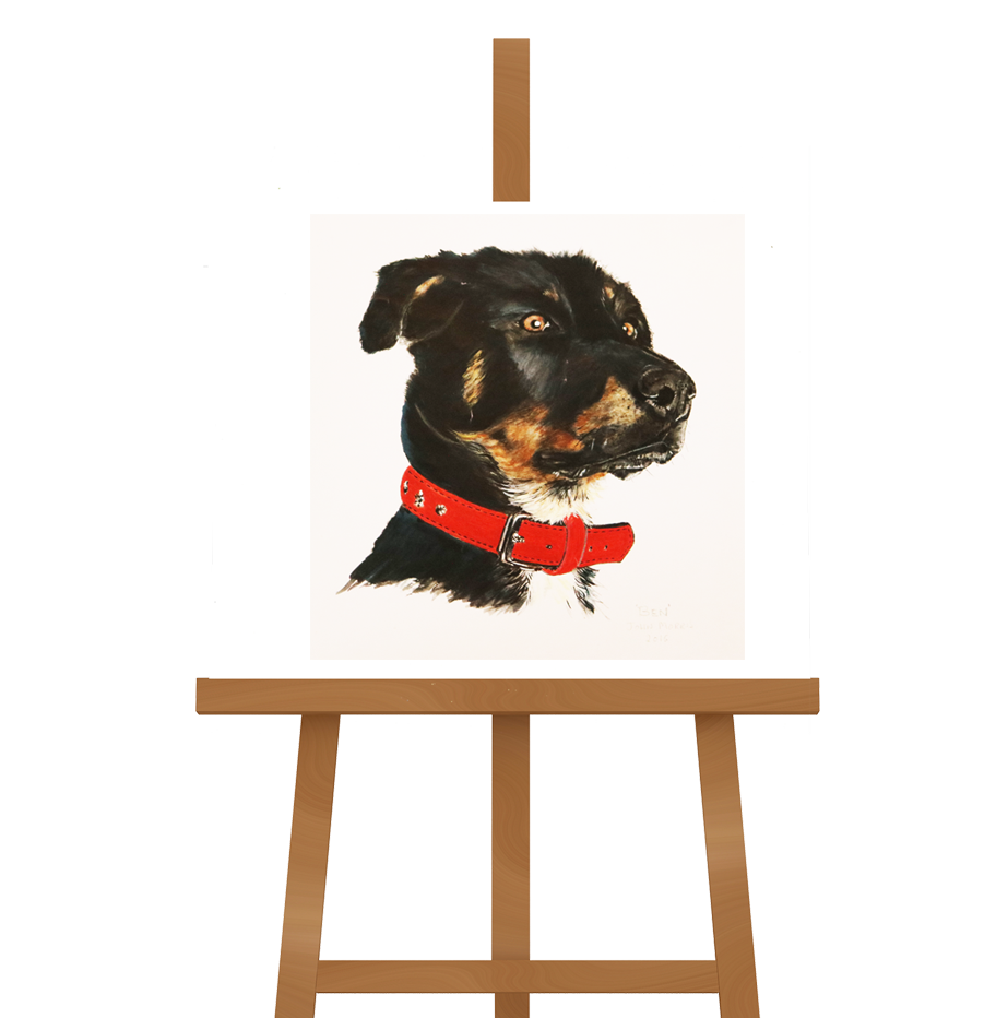wooden-easel-white-dog